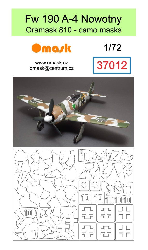 37012 1/72 Fw 190 A-4 Nowotny