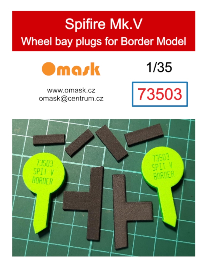 73503 1/35 Spitfire Mk.V wheel bay plugs (for Border Model)