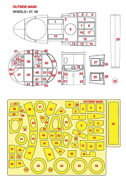 54084 1/48 Do 217 M double-sided mask (for ICM)