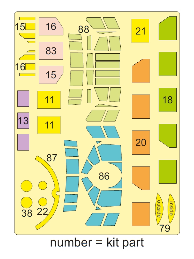 57068 1/72 Junkers Ju-52 mask (for Italeri, Revell)