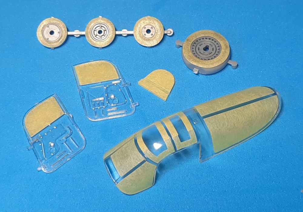 54104 1/48 P-39 Airacobra mask (for Hasegawa, Hobby 2000)