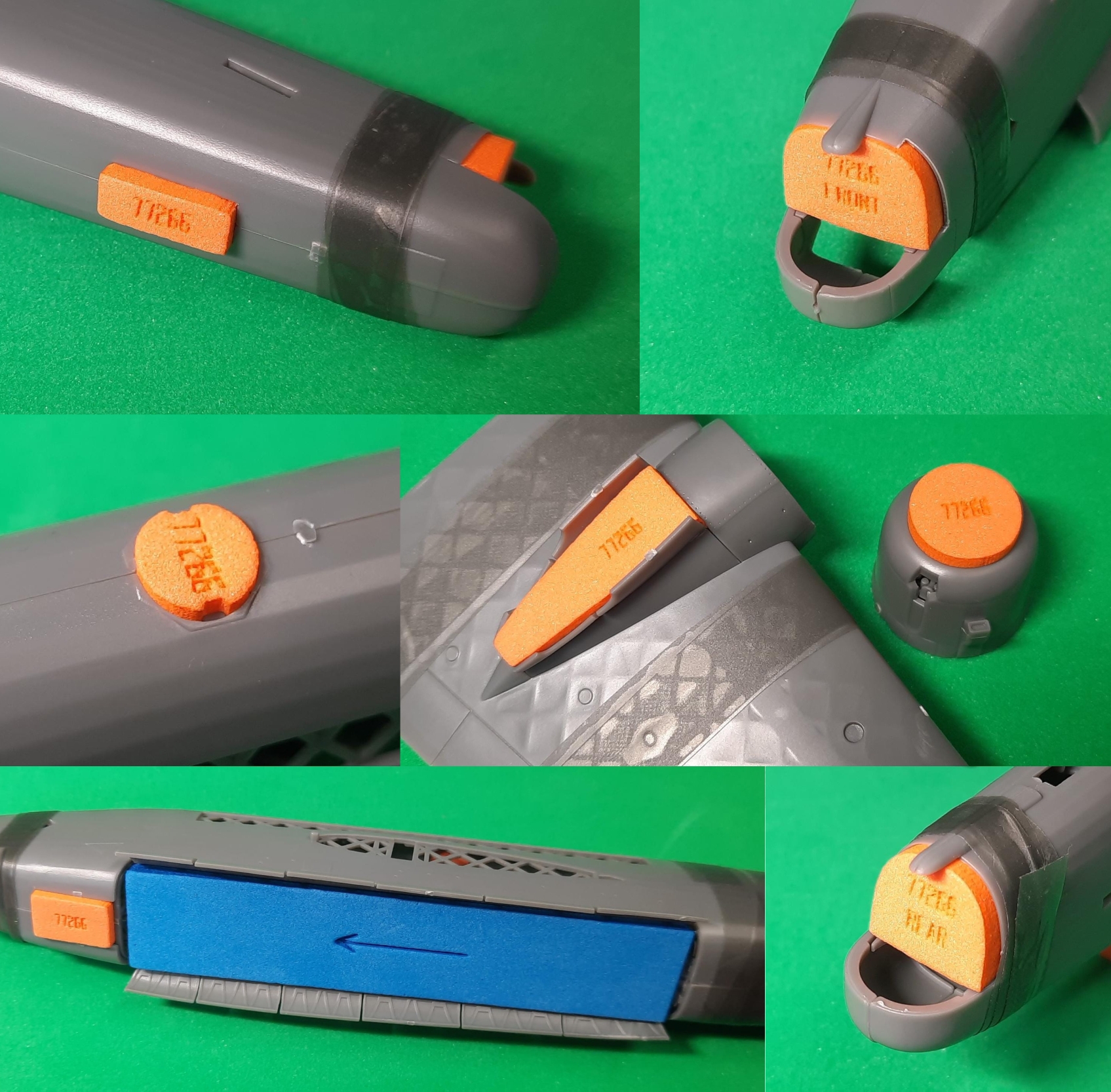 77266 1/72 Wellington Mk.Ia/c / Mk.II wheel bay plugs (for Airfix)