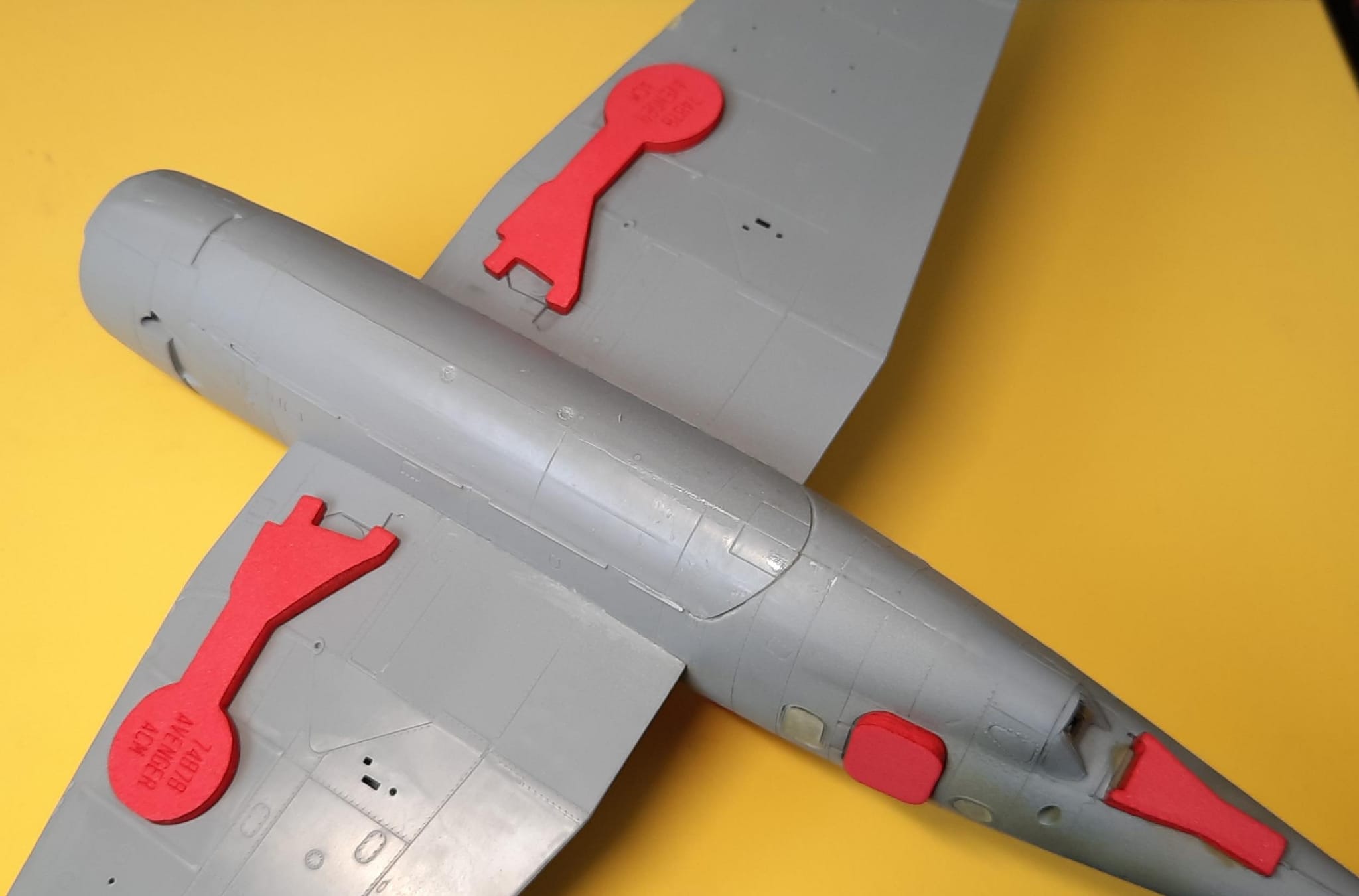 74878 1/48 Avenger wheel bay plugs (for ACM, Academy, Italeri)