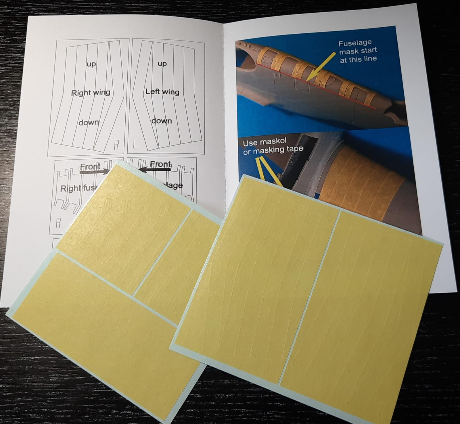 80085 1/72 P-51 B/C invasion stripes 18 inches (for Arma Hobby)