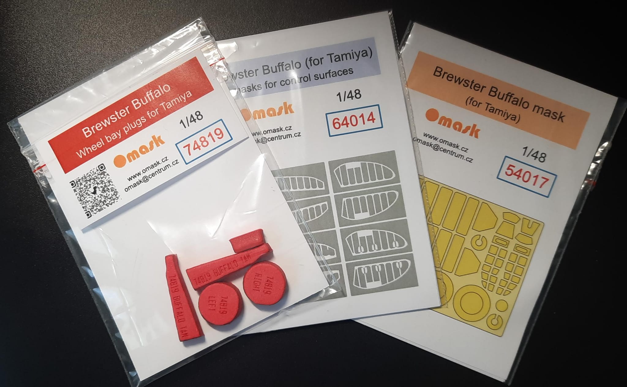 X4801 1/48 Brewster Buffalo O-max set (for Tamiya)