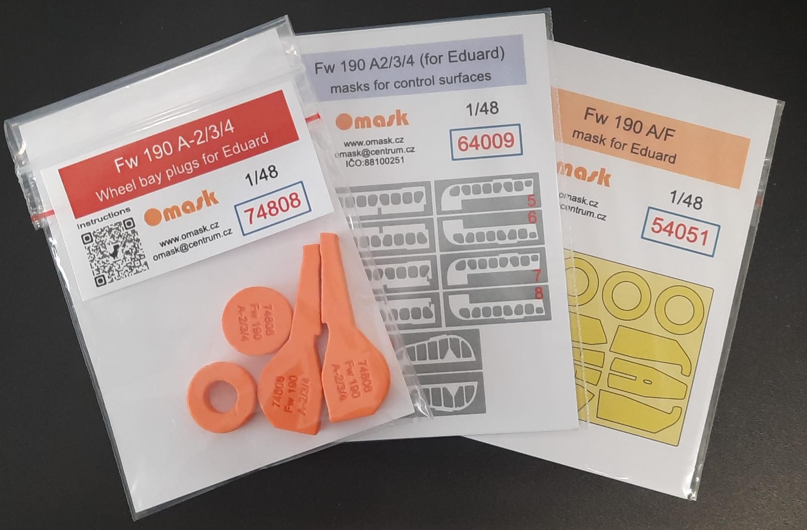 X4803 1/48 Fw 190A-2/3/4 O-max set (for Eduard)