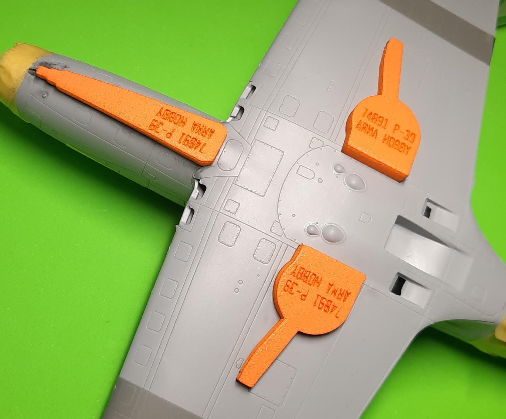 74891 1/48 P-39 Airacobra wheelbay plugs (for Arma Hobby)