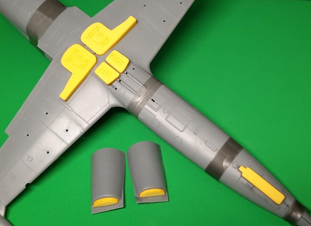 748104 1/48 L-39 Albatros wheel bay plugs (for Trumpeter)