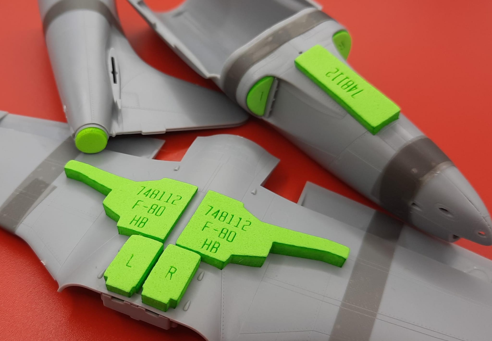 748112 1/48 F-80 Shooting Star wheel bay plugs (for Hobby Boss)