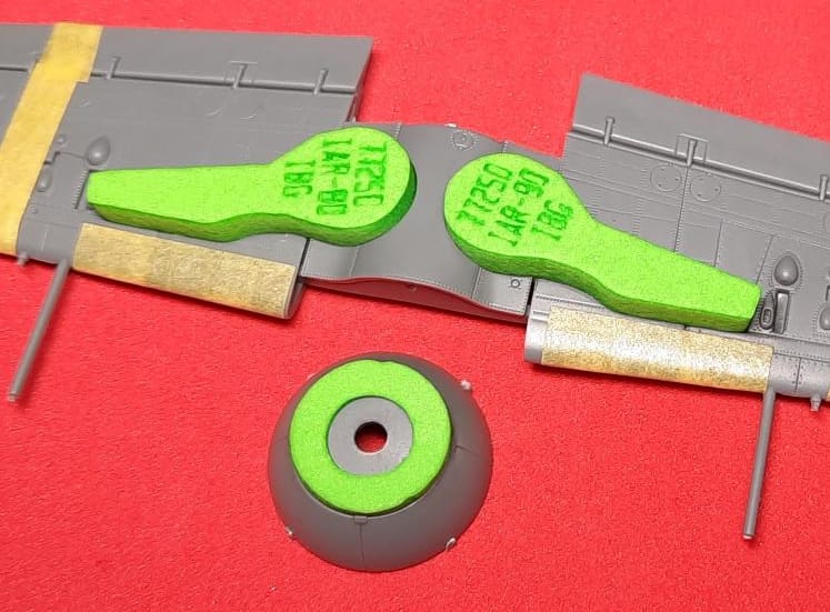 77250 1/72 IAR 80 / 81 wheel bay plugs (for IBG)