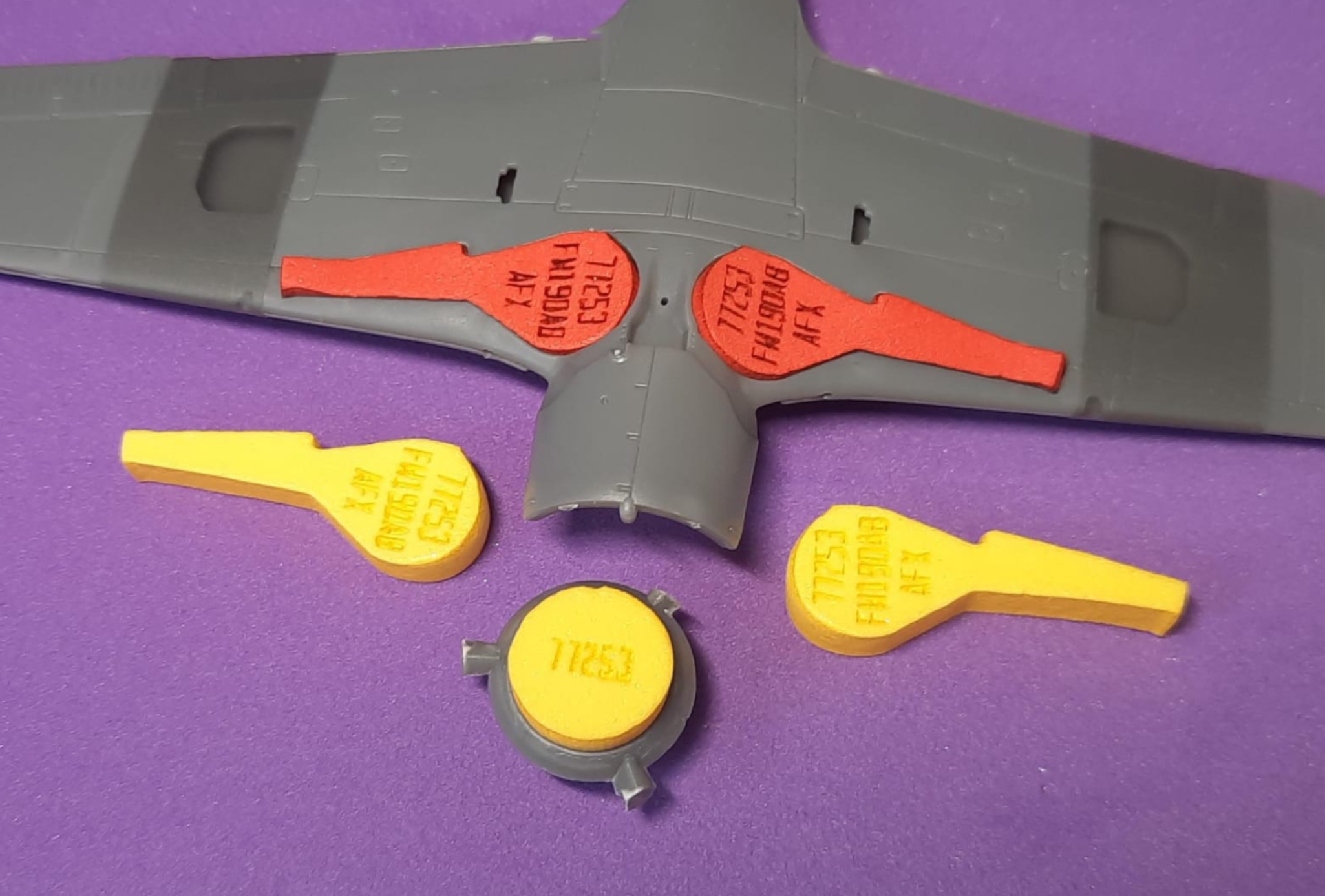 77253 1/72 Fw 190 A-8/F-8 wheel bay plugs (for Airfix)