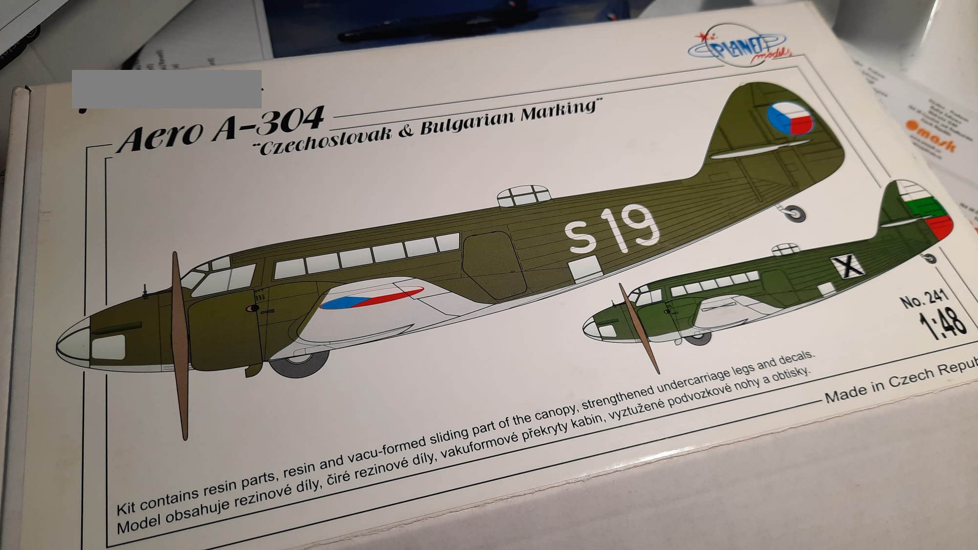 54085 1/48 Aero A-304 mask (for Planet Models No.241)