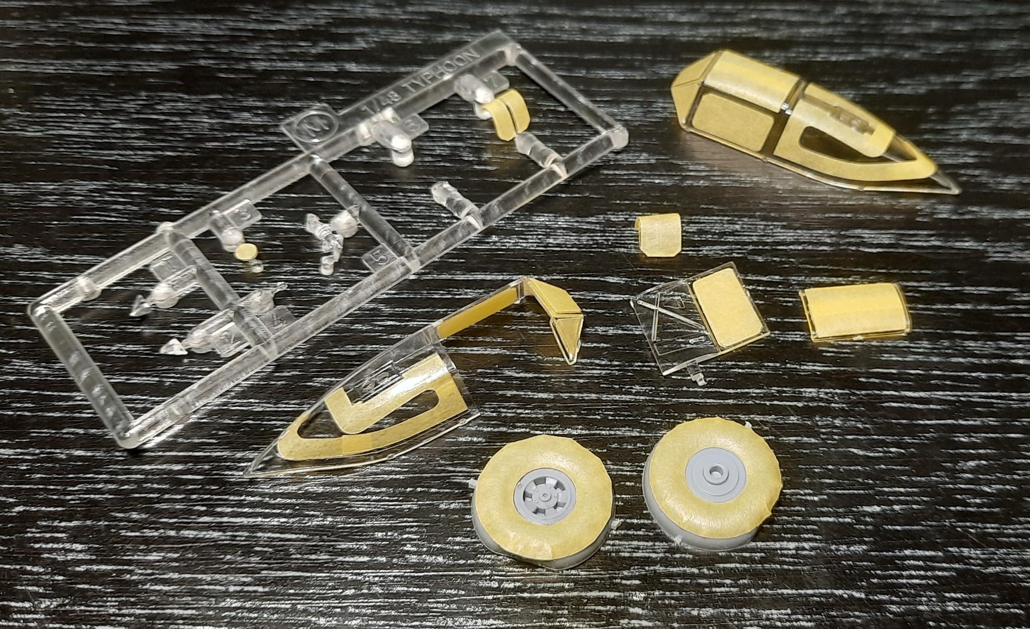 54092 1/48 Hawker Typhoon Mk.I Car Door double sided mask (for Hasegawa / Hobby 2000)