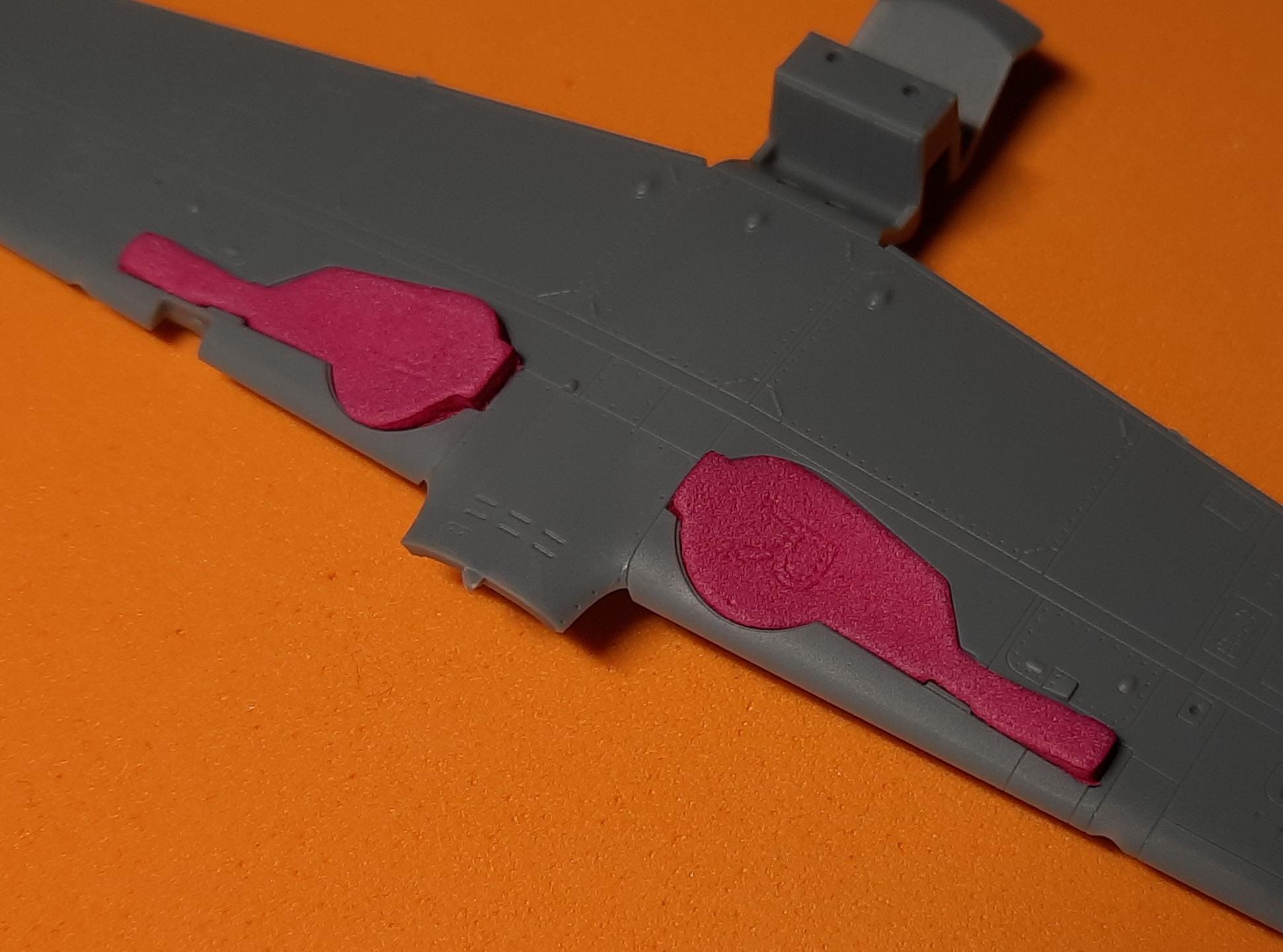 77221 1/72 Ki-61 Hien wheel bay plugs (for Tamiya)