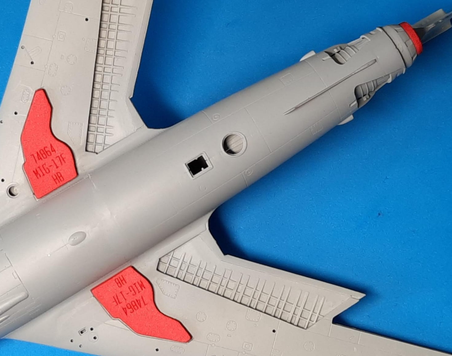 74884 1/48 Mig-17 PF/PFU wheel bay plugs (for Trumpeter)