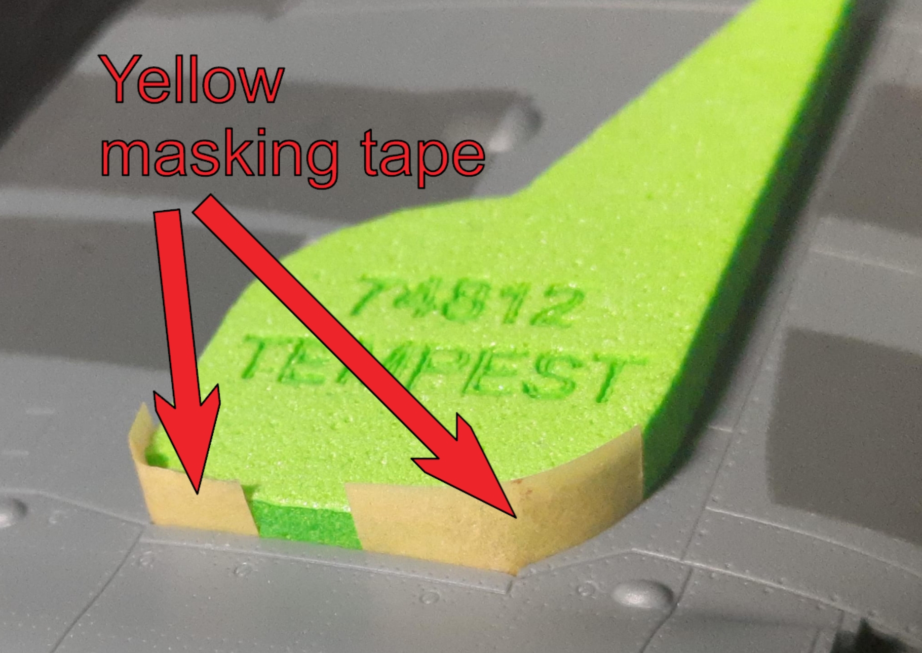 74894 1/48 Tempest Mk.II wheelbay plugs (for Eduard)