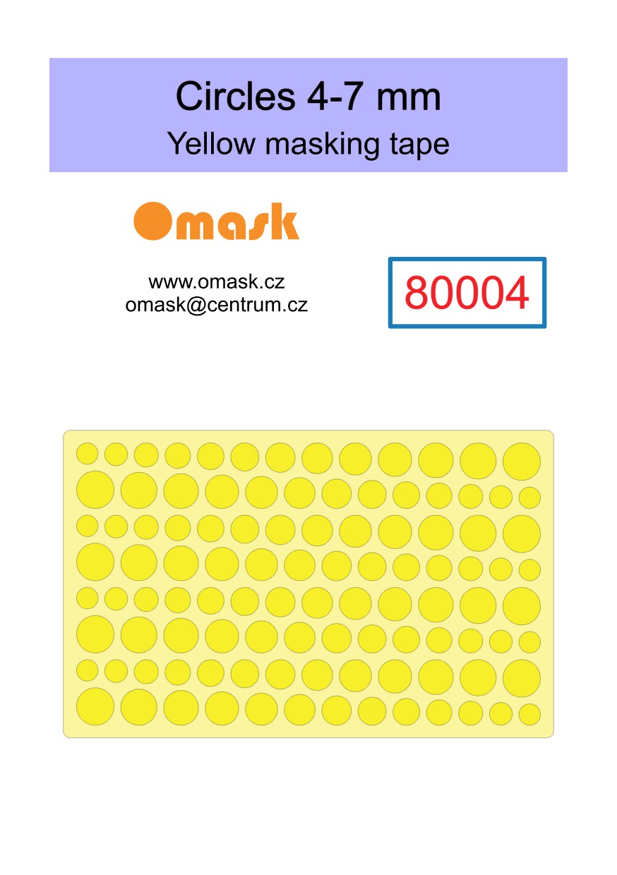 X8003 Circles set - yellow mask