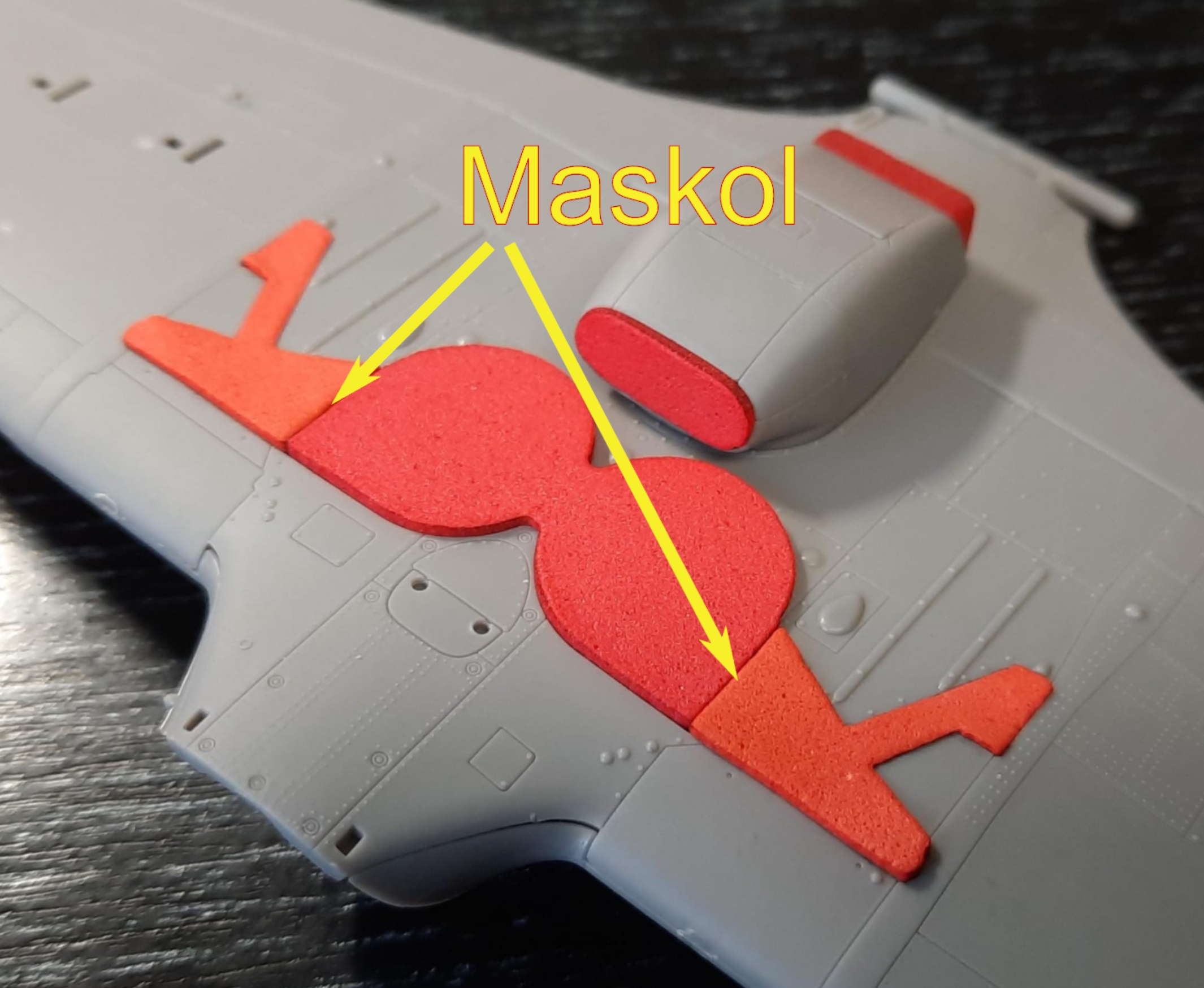 74815 1/48 Hawker Hurricane wheel bay plugs (for Arma Hobby)