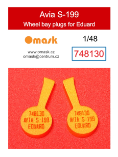 748130 1/48 Avia S-199 wheel bay plugs (for Eduard)