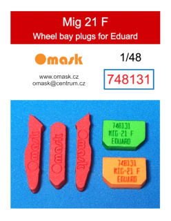 748131 1/48 Mig 21 F wheel bay plugs (for Eduard)