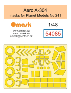 54085 1/48 Aero A-304 mask (for Planet Models No.241)