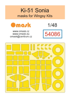 54086 1/48 Ki-51 Sonia mask (for Wingsy Kits)