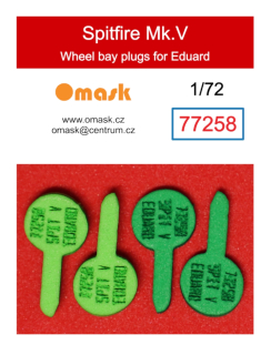 77258 1/72 Spitfire Mk.V wheel bay plugs (for Eduard)