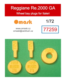 77259 1/72 Reggiane Re.2000 GA wheel bay plugs (for Italeri)