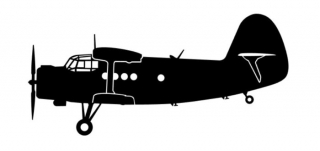 nálepka An-2 (18cm bílá)