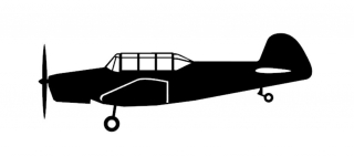 nálepka Z-226 Trenér (15cm černá)