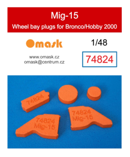 74824 1/48 Mig-15 wheel bay plugs (for Bronco/Hobby 2000)