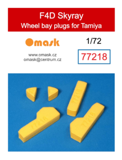 77218 1/72 F4D Skyray wheel bay plugs (for Tamiya)
