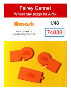 74838 1/48 Fairey Gannet wheel bay plugs (for Airfix)