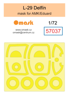 57037 1/72 L-29 Delfín mask (for AMK / Eduard)