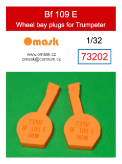 73202 1/32 Bf 109 E wheel bay plugs (for Trumpeter)