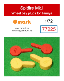 77225 1/72 Spitfire Mk.I wheel bay plugs (for Tamiya)