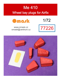 77226 1/72 Me 410 wheel bay plugs (for Airfix)