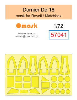 57041 1/72 Dornier Do 18 mask (for Revell / Matchbox)