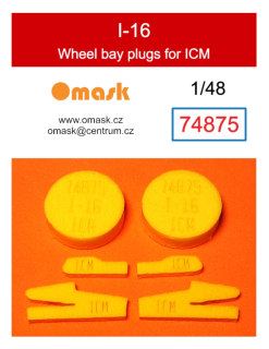 74875 1/48 I-16 wheel bay plugs (for ICM)