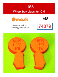 74879 1/48 I-153 wheel bay plugs (for ICM)