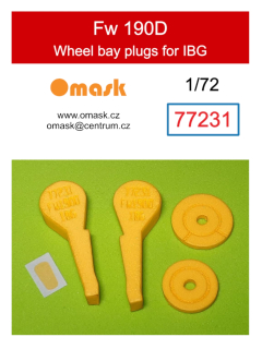 77231 1/72 Fw 190D wheel bay plugs (for IBG)