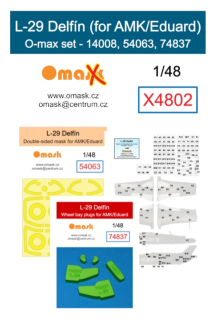 X4802 1/48 L-29 Delfín O-max set (for AMK/Eduard)