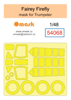 54068 1/48 Fairey Firefly mask (for Trumpeter)
