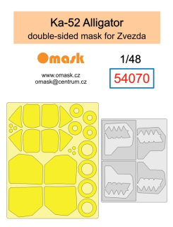 54070 1/48Ka-52 Alligator double-sided mask (for Zvezda)