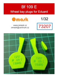 73207 1/32 Bf 109 E wheel bay plugs (for Eduard)