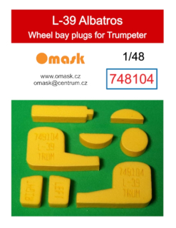 748104 1/48 L-39 Albatros wheel bay plugs (for Trumpeter)