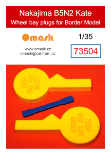 73504 1/35 Nakajima B5N2 Kate wheel bay plugs (for Border Model)