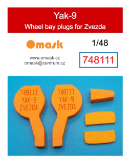 748111 1/48 Yak-9 wheel bay plugs (for Zvezda)