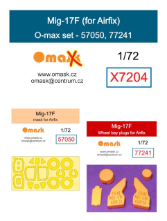 X7204 1/72 Mig-17F O-max set (for Airfix)