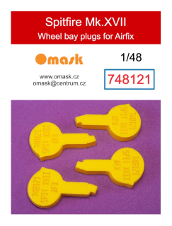 748121 1/48 Spitfire Mk.XVII wheel bay plugs (for Airfix)